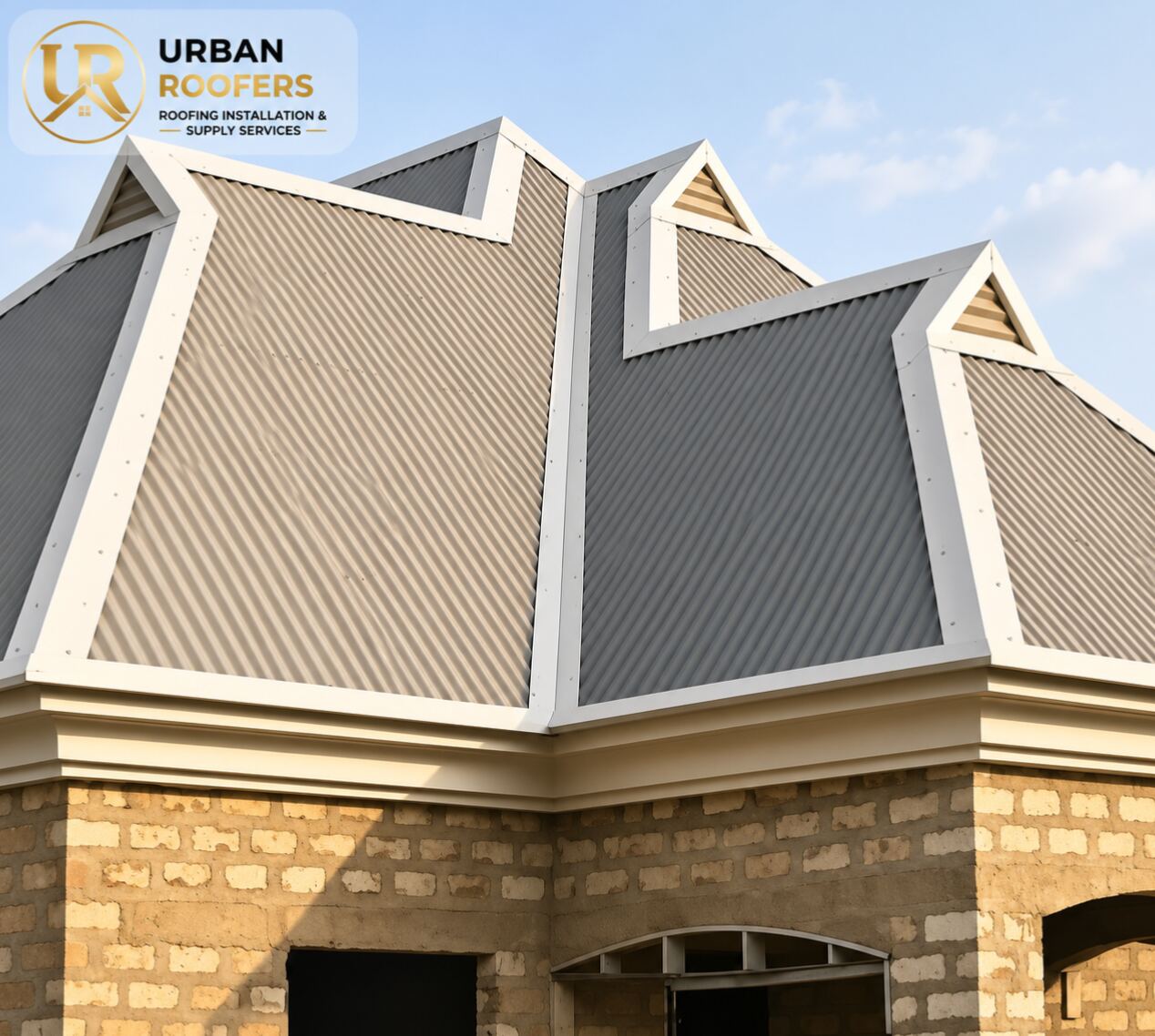 Completed bungalow roof in Maitama, Abuja