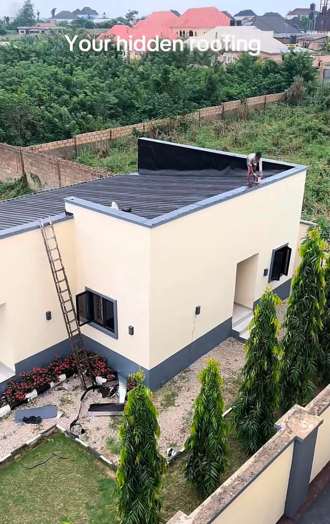 Finished tile roof in Karu, Abuja