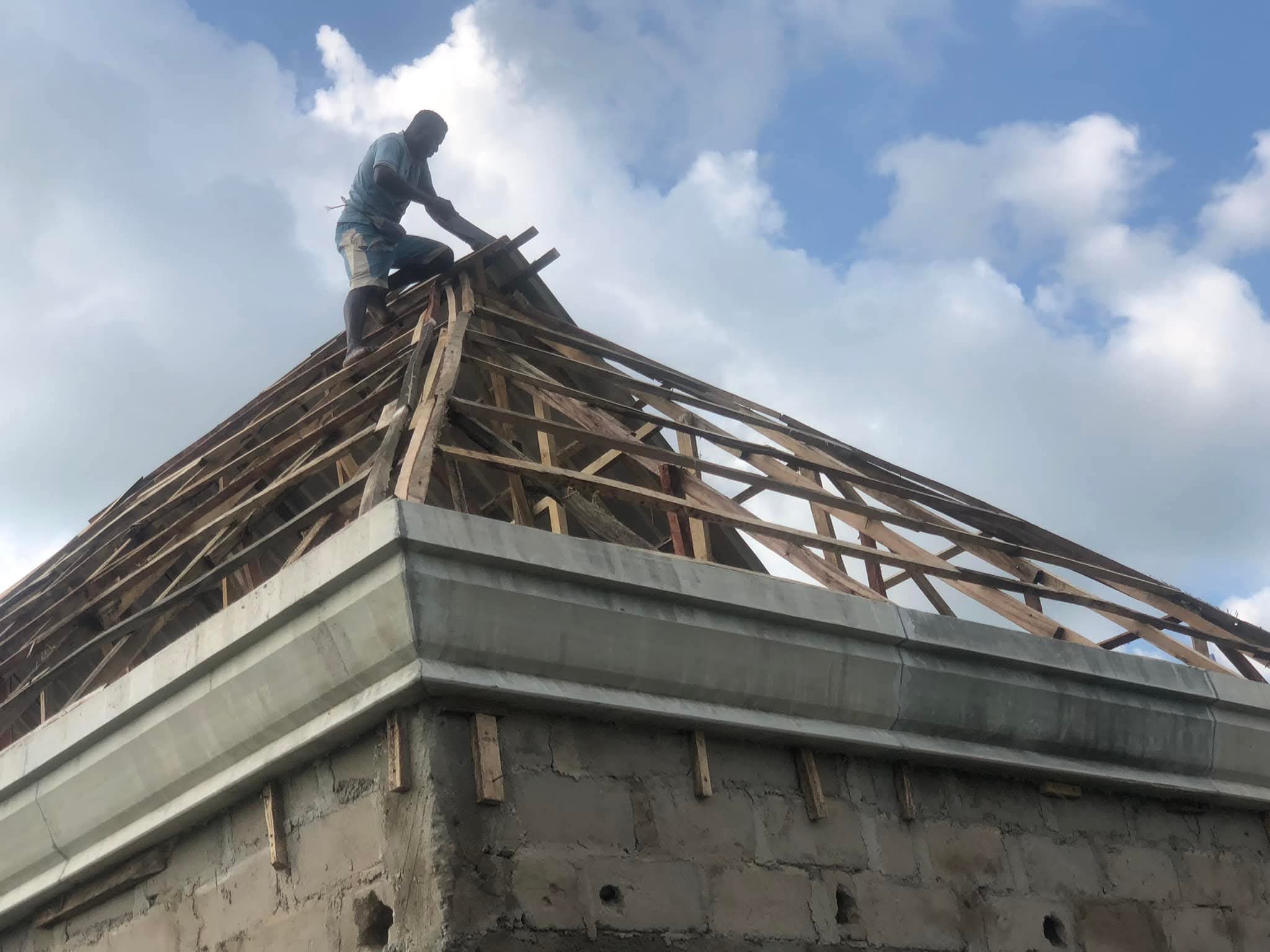 Roof framing in Kabusa, Abuja